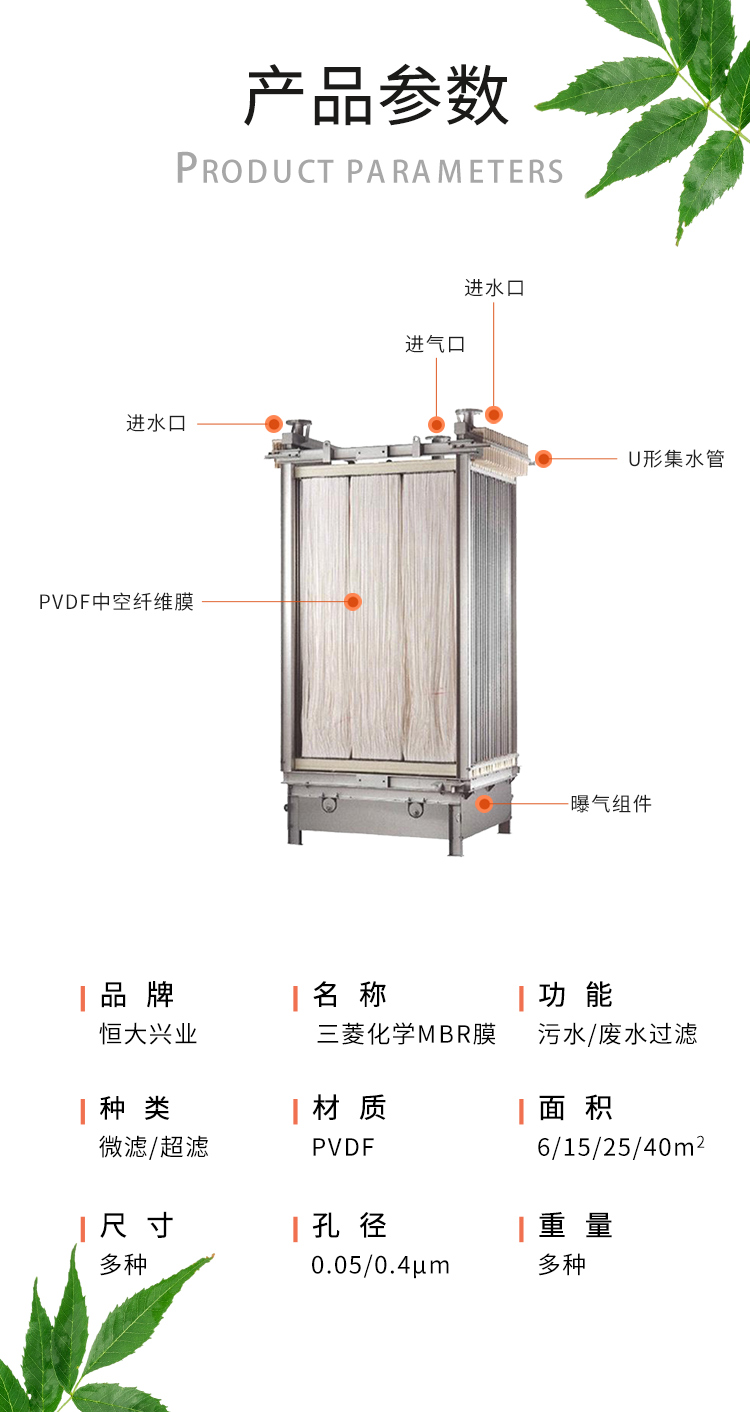 三菱化学MBR膜片
