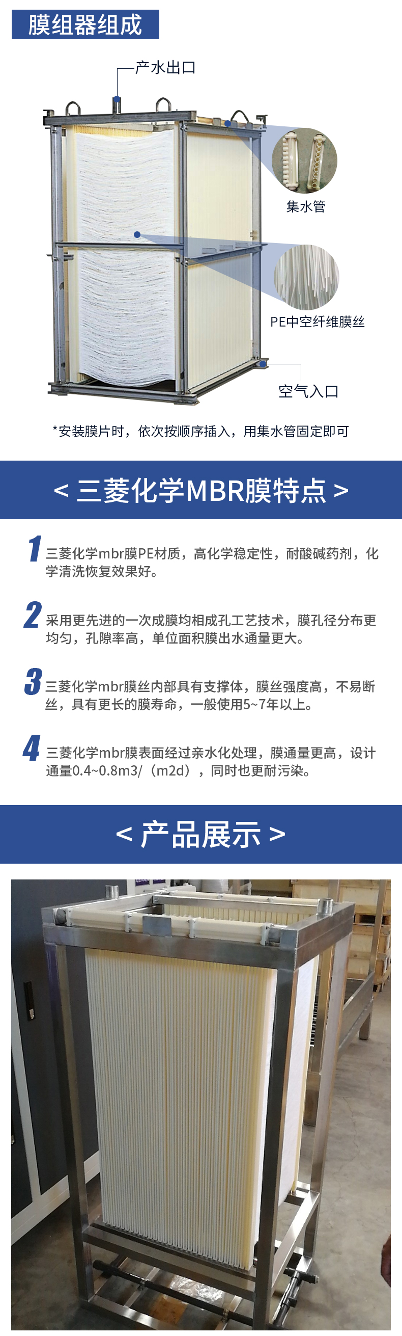 三菱化学MBR膜