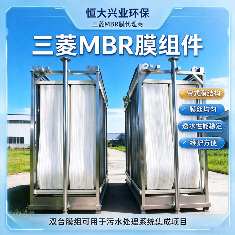 煤化工废水膜选型三菱MBR超滤膜片63E0040SA靠什么扛住焦油和杂环